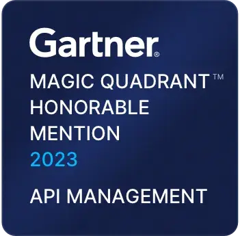 Gartner Magic Quadrant mention 2023 api managment